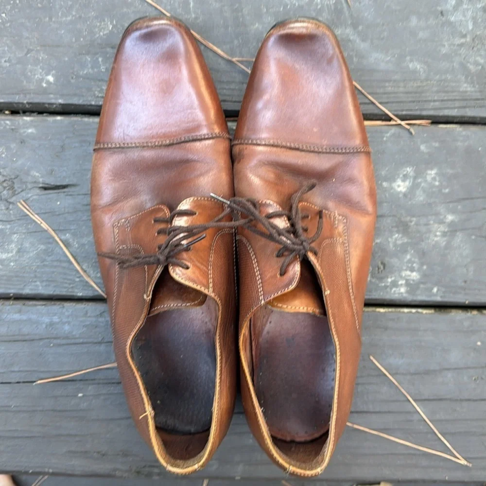 Florsheim brown leather men’s dress shoes size 10.5